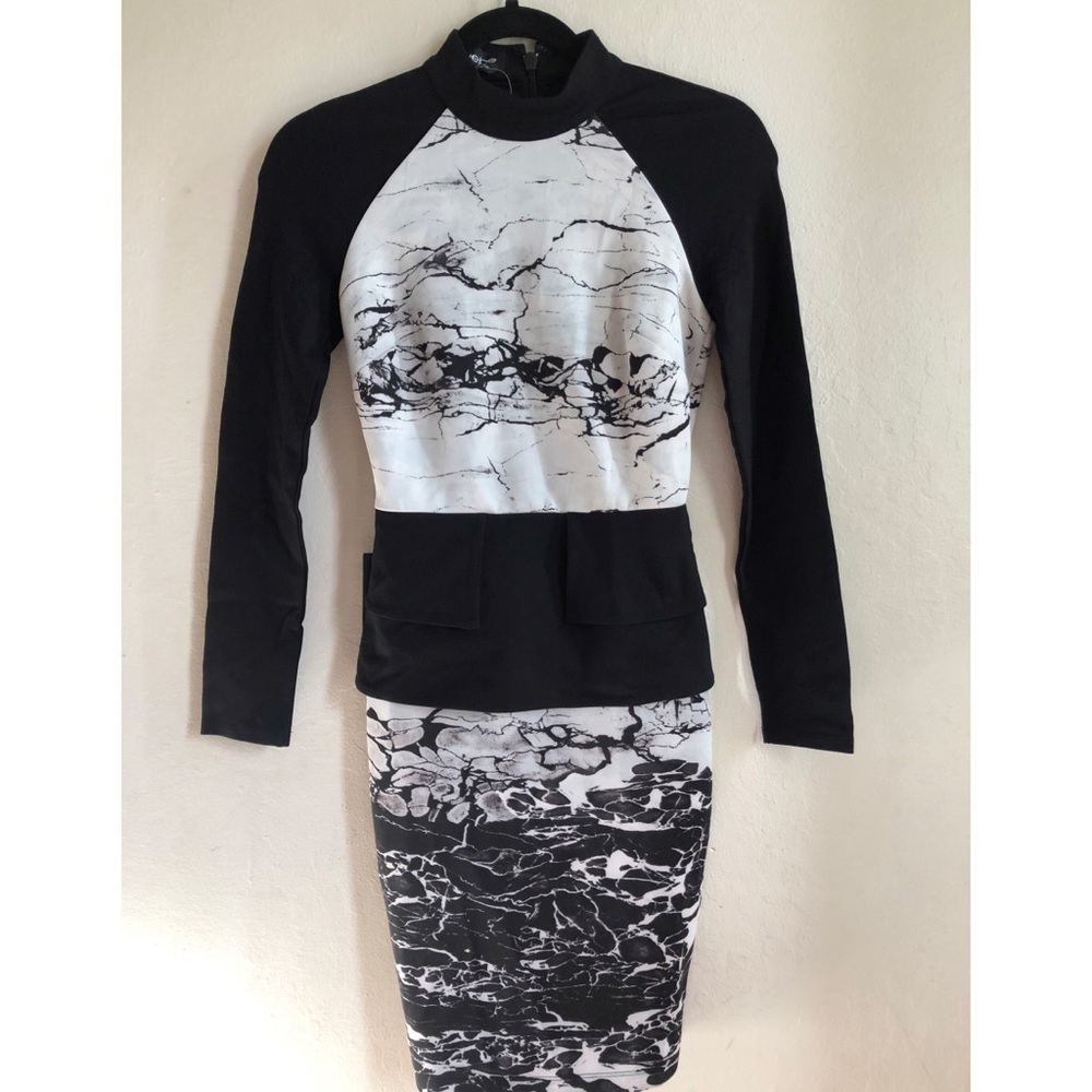 Bebe Marble Dress